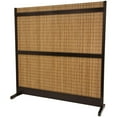 thumbnail image 2 of Oriental Furniture 6 1/4 ft. Tall Take Room Divider - Walnut, 2 of 2