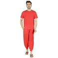 thumbnail image 1 of Inkmeso SolidPajama Set For Mens Short Sleeve Sleepwear Round NeckNightwearPj Set, 1 of 7