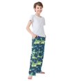 thumbnail image 3 of FORMRS Boys Pajama Pants with Pockets Size 9-10Y Kids Lounge Sleep Bottoms, Sharks Pattern, 3 of 8
