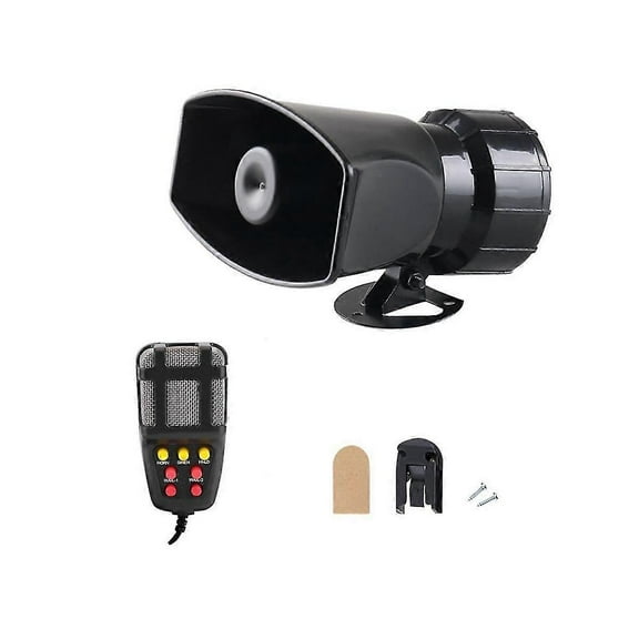 12V 7 Sounds 120DB Wireless Electronic Siren Loud Car Warning Alarm Fire Siren Horn Car Accessories