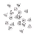 thumbnail image 4 of 20Pcs/set Rivets à Clous à Tête Plate, Écrou à Rivet en Acier au Carbone Métrique Plaqué Zinc Tête Plate Fileté Écrou à Tête Plate Accessoire de Réparation, 4 of 8
