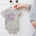 thumbnail image 5 of Grandmas Girl Princess Granddaughter Bodysuit Jumper Girls Infant Baby Brisco Brands NB, 5 of 6