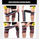 thumbnail image 5 of Protector de rodilla Correa Pad Soporte de rodilla Mangas Correr Ciclismo Baloncesto Hugtrwg Para estrenar, 5 of 9