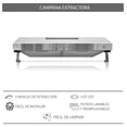 thumbnail image 2 of Combo Parrilla Y Campana Supra 60 cm Acero Inoxidable, 2 of 6