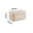 thumbnail image 2 of Large Capacity Pencil Case Nine Layer Transparent Pvc Bag 21.5x12.5x8.5cm/8.5x4.9x3.3 Inches, Multi-Function Storage for Markers Cosmetics, 2 of 8