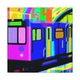 thumbnail image 1 of Subway Train Dreamscape. - Canvas, 1 of 10