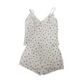 thumbnail image 5 of Womens Cami Pajama Set Sexy Shorts Sets Bow/Flower/Heart Print Camisole and Shorts Summer 2 Piece, 5 of 6