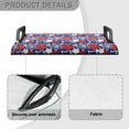 thumbnail image 4 of Renewold Golf Cart Seat Cushion Cover Portable Sport Golf Blanket Keeps Seat Comfort and Clean 4th of July Patriotic Decor Universal Fit for Most Golf Carts, American Flag Star Blue, 4 of 5