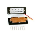 thumbnail image 4 of Mini Double Coil Pickup with Black Rings Mounting Accessories for Electric Bass, 4 of 8