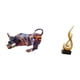 thumbnail image 5 of Figuras de toro de resina modernas, de arte coloridas, colección de esculturas de animales del Feng Shui, estatua abstracta de fuego, adorno de, 5 of 8