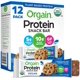 thumbnail image 1 of Organic Vegan Protein Bars, Chocolate Chip Cookie Dough - 10g Plant Based Protein, Low Calorie Healthy Snacks, No Lactose or Soy Ingredients, Gluten Free, Non-GMO - 1.41 Oz (Pack of 12), 1 of 5