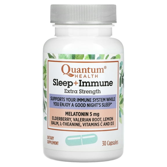 Quantum Health Sleep   Immune, Melatonin, 30 Capsules