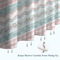 thumbnail image 6 of Pioneer Flower Floral Print Pattern Shower Curtain 72"x72", Bathroom Decorative Shower Curtain Set with 12 Hooks, Waterproof Washable, 6 of 6