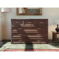 thumbnail image 2 of AFI Deerfield Queen Solid Wood Murphy Bed Chest with Mattress, Drawer & Charger in Burnt Amber, 2 of 15