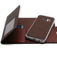 thumbnail image 5 of Samsung Galaxy S7 Wallet Case, Mignova Premium Canvas Detachable Folio Flip Credit Card Holder Slim Magnetic Closure Soft Rubber Bumper Case for Samsung Galaxy S7 (Brown), 5 of 6