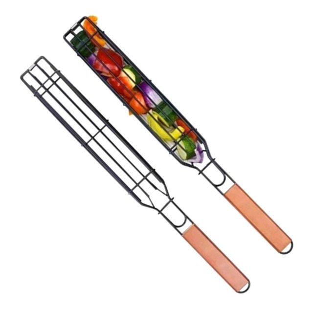 De Cestas Para Asar A La Barbacoa, Cestas Para Asar Con Asa Larga, Rejillas Para Barbacoa, Cestas Para Parrilla De Salchichas, Herramientas Para Barbacoa ANGGREK Barbecue Tools