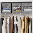 thumbnail image 6 of SpaceAid Storage Cubes with Clear Windows, Set of 6 Fabric Bins, 11 Inch, Gray, 6 of 7
