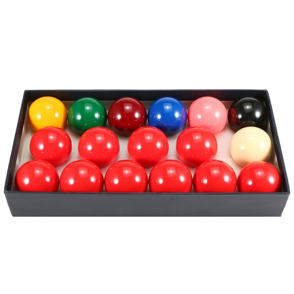 17 Pcs Balles de Billard International Ensemble de Balles de Billard Queue Balles de Sport Piscine 57.2mm Résine Balles de Billard Ensemble de Balles de Piscine Équipement de Sport de Loisirs