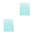 thumbnail image 2 of Wweixi Eye Face Gems Rhinestone Stickers Beads No Glue Eyebrow Rainbow Makeup Jewelry Accessory DIY Decorations Wedding Blue 2Set, 2 of 6