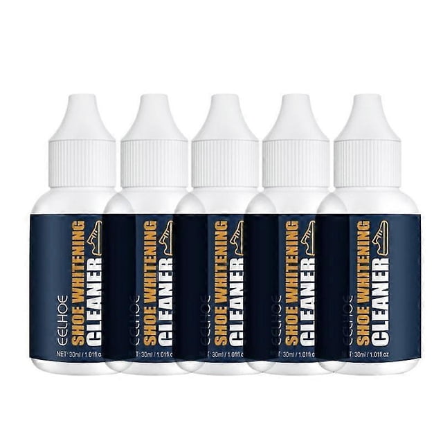 1-5pcs White Shoe Cleaner Shoes Whitening Cleanersneaker Household Cleaner Strong Decontamination Liquid