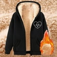 thumbnail image 5 of Veste à Capuche Zippée pour Femmes Chaude Décontractée pour Usage Quotidien en Toutes Saisons, 5 of 5