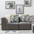 thumbnail image 3 of JRXY Set of 2 Spring Pillow Covers, Blue and Yellow Flower Decorative Throw Pillows,Vintage Plant Floral Summer Seasonal Outdoor Decor Pillowcase Cushion Cover for Couch Sofa White, 3 of 6