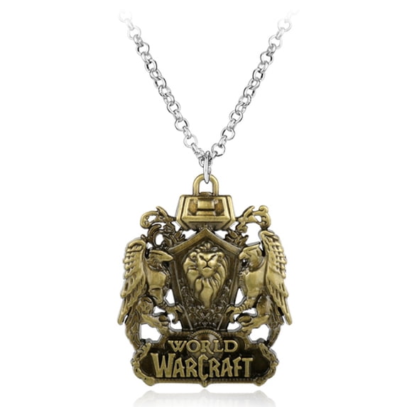 World of Warcrafts Pendant Game Necklace Titanium Alloy Tarnish Resistant J-98