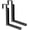 Black-m1, variant on Over The Door Hooks, Small Space Double Folding Portable Over The Door Drying Rack for Laundry, Bathroom, Bedroom, Travel Storage and Drying (1Pack,Black)
