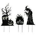 thumbnail image 1 of Clearance! Halloween Luminous Witch Large Pot Courtyard Sign, 1 of 5