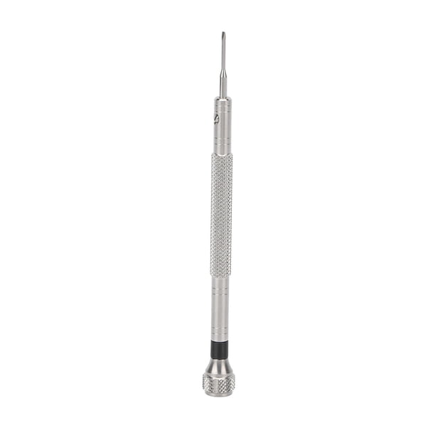 Destornillador De Reloj, Destornillador De Reloj Preciso Mango Moleteado Portátil Ergonómico De Acero Inoxidable Para Tienda Para Fabricante De Relojes ANGGREK 1,0 mm