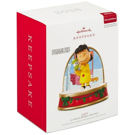 Charlie Brown Christmas Ornaments Hallmark Hallmark Keepsake 2018 A Charlie Brown Christmas Lucy Ornament with Sound and Light ()