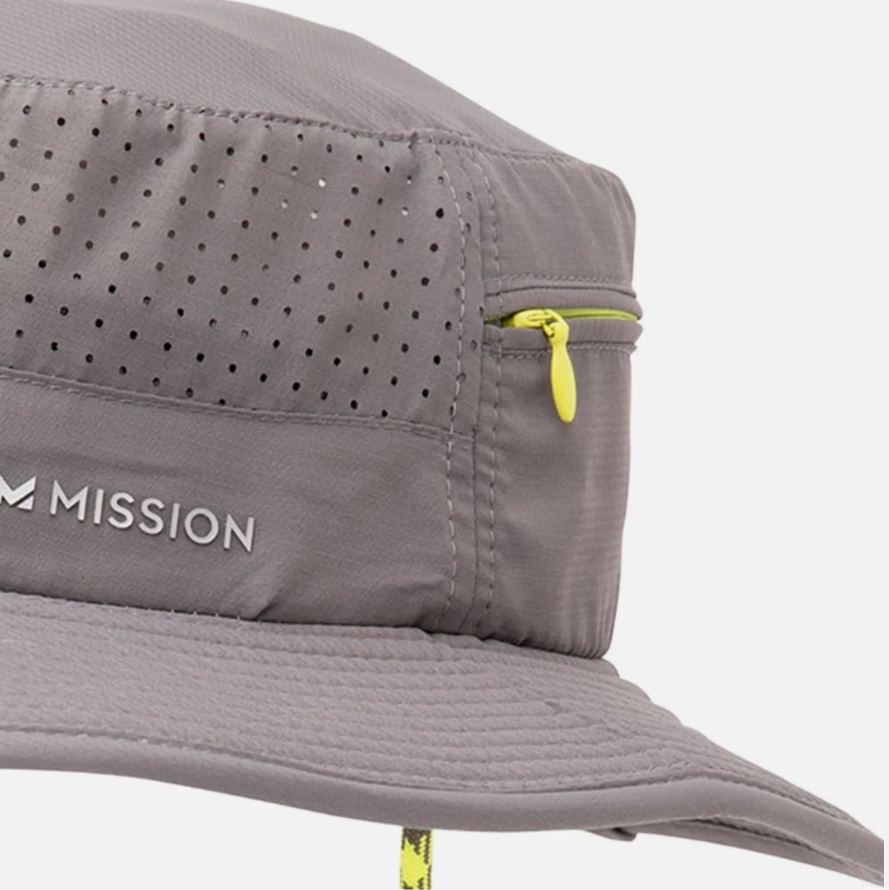 Mission Cooling Anywhere Boonie Hat UPF 50 Wide Brim Unisex Gray