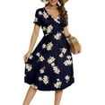 thumbnail image 2 of Aiyino Womens Summer Casual Swing Midi Dress with Pockets, 2 of 7