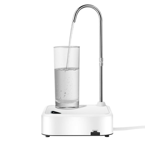 EGNMCR Desktop Water Bottle Dispenser, Portable Electric Water Bottle Pump For 5 Gallon & Universal Bottles, USB Charging Automatic Drinking Water Dispenser Water Electric water pump