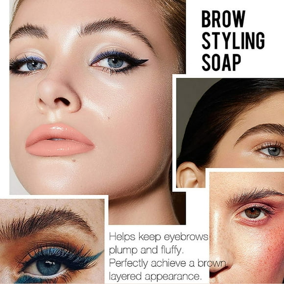 USYFAKGH Eyebrow Soap, 3D Brows Styling Soap, Transparent Long Lasting Natural Eyebrow Wax Eyebrow Gel Water Proof Soap Brows Long Lasting Eyebrow Cream