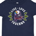 thumbnail image 4 of Inktastic Live Love Toucans Boys or Girls Toddler T-Shirt, 4 of 5