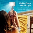 thumbnail image 2 of Photography Lamp,Video Conference 2500k-6500k Mobile Tiktok Mobile Fill Tablet W140 Pocket Fill Tablet Computer With Clip W140 2500k-6500k Dimmable Mobile Tiktok Live Led Video Clip W140 Led, 2 of 7