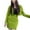 Green, variant on Womens Blazer + Skirt 2 Piece Set Business Office Work Formal Outfits Elegant Button Cropped Blazers Jacket A-Line Pencil Skirt Suits Sets Fashion Wedding Gest Suit