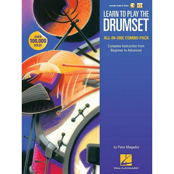 Learn to Play the Drumset - All-In-One Combo Pack: Complete Instruction from Beginner to Advanced (Paperback)