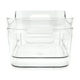 thumbnail image 6 of Isaac Jacobs 2-Pack Small Clear Storage Bins with Handles, BPA-Free/Food Safe, 6 of 6