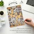 thumbnail image 5 of FMSHPON Elephant Clipboard Hardboard Wood Nursing Clip Board and Pull for Standard A4 Letter 13x9 inches, 5 of 7