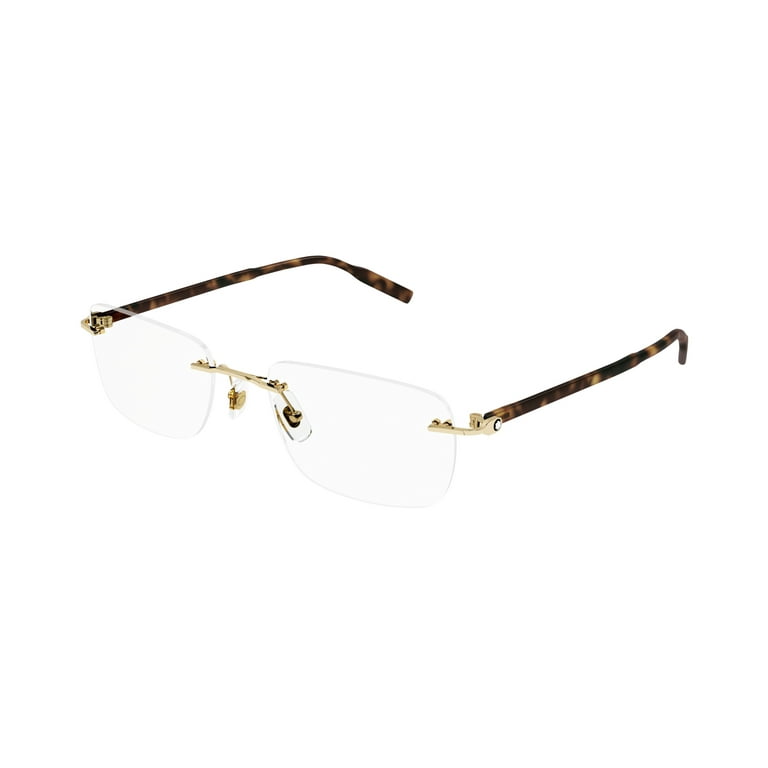 Eyeglasses Montblanc MB 0221 O 006 Havana Rimless Walmart