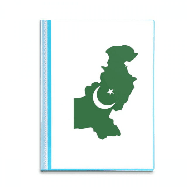 El Pakistán mapa Plato Nacional país Carpeta combinada de protección de páginas