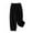 Black, variant on REORIAFEE Womens Linen Pants with Pockets Solid Print Palazzo Pants Running Gym Pull On High Waisted Casual Pants Lightweight Baggy Stretchy Trousers 2024 Trending Fashion Clothing