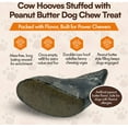 thumbnail image 6 of The Treat Shack Large Cow Hooves Stuffed With Irresistible Peanut Butter Dog Chew Treat, 6CT, 6 of 8