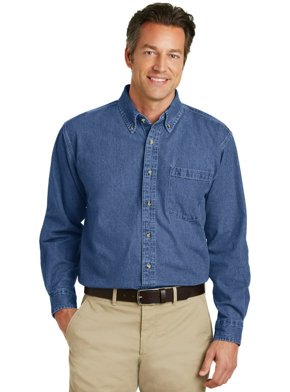 Men's Denim Work Shirts