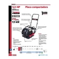 thumbnail image 2 of Placa Compactadora Urrea PVC855 5,5 Hp 13 Kn Motor Honda, 2 of 3