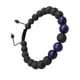 thumbnail image 1 of Pulseras a juego Minnieouse difusora de rocas negra mate ajustable AP008879-05, 1 of 6