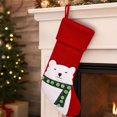 thumbnail image 2 of Christmas Stockings, Classic Holiday Xmas Stocking with Hanging Loop, Gift Bag for Fireplace Mantel, Tree and Family Holiday Decor, 2 of 6