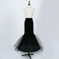 thumbnail image 3 of Women Crinoline Petticoat Black Mermaid Hoop Skirt Ball Gown Slip Underskirt, 3 of 10